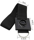 1pcs Black Cello Endpin Anchor Adjustable Cello Antiskid Strap With Thick Pad No