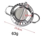 Set Of 2 Stainless Steel Dumpling Press Molds Or Empanada Makers-dumpling Maker