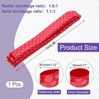 3 3ft 18mm Dia 1 8 1 Heat Shrink Tubing For Fishing Rods  Red