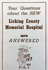 Vintage New Licking County Memorial Hospital Answered Questions Brochure Ohio