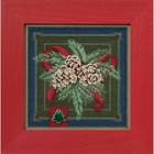 Festive Pine Mill Hill 2016  Winter Buttons   Beads Counted Cross Stitch Kit