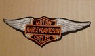 Vintage Harley Davidson Motor Cycles Licensed Wings Patch  5 5  Long