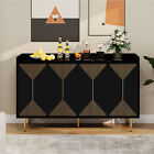 55  Large Sideboard Buffet Coffee Bar Cabinet With Storage With Rebound Door