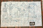 Wool Rug Hooking Pattern For Tracing Onto Burlap Primitive 45x29 Plus 36x7 Lot