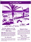 Sunny Isles Resort Motel Flyer Collins Ave Miami Beach Florida 1950 s