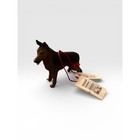 Midwest Cbk German Shepherd Dog Christmas Ornament Black Tan Realistic New Tag