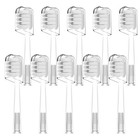 Replacement Toothbrush Heads For Electric Toothbrush  Gum Care - 10 Pack  Transp