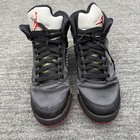 Air Jordan 5 Retro Gs Satin Bred Youth 7 2018 Black Red High Top Sneaker Nike