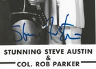 Stunning Steve Austin Autographed 8x10 Wcw Promo Photo Blue Sharpie Signed