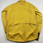 Velocio Ultralight Cycling Rain Jacket Men   s L Yellow Full Zip Vented Back