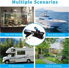 Recpro 12 Volt Rv Macerator Pump  Portable 12gpm Sewage Waste Grinder Dump Pump