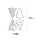 Christmas Trees Metal Cutting Dies Stencil Scrapbooking Diy Album Paper Card 