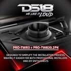 Ds18 2x Super Tweeters With Speakers Adapter Ring For Jeep chrysler - Pair