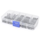 Nylon M3 Hex Column Male-female Standoff Spacers Screw Nut Kit 180pcs Black