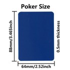10pack Poker Cut Cards - Poker Size Casino Cutting Card In Muti Colors For Po   