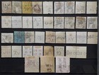 Great Britain 38 Stamps Perfin Collection 1850 -1930