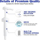 6 Packs Gallon Pump Dispenser  Leak Proof Dispenser For Hand Soap  White 