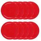 10 Pcs Air Hockey Pucks  2 5 Inch Air Hockey Puck Set For Air Hockey Table  