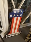 Harley-davidson Single-sided Porcelain 18    X 12    Dealer Sign