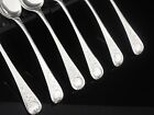 6 Antique Sterling Silver Dessert Spoons  Newcastle C 1775   Stalker   Mitchison