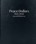 Whitman Prestige    Coin Album - Peace Dollars  1921-1935 Date   Mintmark Set