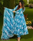 Readymad Georgette Kurta kurti Dupatta Set For Women s Party Festive Outfit Gift