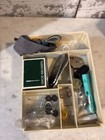 Vtg Singer Touch sew Machine Box W Flexi-stitch Cams  bobbin  Plates