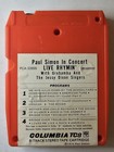 Paul Simon In Concert Live Rhymin  Vintage 8 Track Tape Tested Untested
