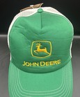 New John Deere Embroidered Licensed Green White Mesh Trucker Snapback Hat Cap