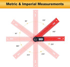 Digital Angle Finder Protractor  7    200 Mm Angle Measuring Tool With Lcd Displ