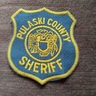 Vintage Pulaski County Arkansas Embroidered Sheriff Police Shoulder Patch