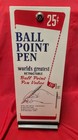     Vintage 1950 s Coin Op Ball Point Pen Vending Machine W key   Pens   Working    