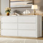 Dresser W  6 Drawers For Bedroom white Chest Of Drawers  modern Storage Cabinet