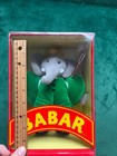 Vintage 1988 New In Box W  Tags Mini Babar Gund Plush Green Suit Style 7780