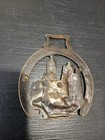 Brass Horse Medallion Ornament Canterbury Cathedral England Vintage