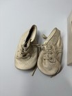 Vintage Leather Baby Shoes Lot Of 3 Pairs Made In Usa 