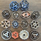 Vintage Water Faucet Steam Valve Handles Knobs Steampunk Industrial Lot Of 14