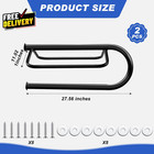2 Sets Saddle Rack Detachable Saddle Stand Wall Mount Saddle Rack Stand For E   