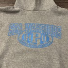 Vintage Russell Athletic Hoodie Hpu Hawaii Pacific University Size Medium Grey