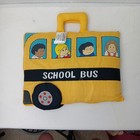 Pockets Of Learning Alphabet School Bus Soft Quiet Vintage Hands On