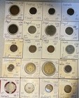 World Lot Collection 144 Coins 1835 - 1935 All Different From 27 Countries