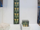 Ceramic Art Nouveau Fireplace Tiles Set Of 10 Antique Victorian Style Tile