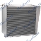 2-row Aluminum Radiator Fit 68-77 Ford Bronco 289 302 Wagon Roadster 5 0l V8 New