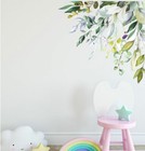 Corner Branch Flower Wall Sticker Nursery Decal Baby Cot Home Decor Kids Art Diy