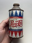 Rare Vintage Pepsi-cola Single Dot Cone Top Soda Can Lqqk