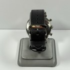 Emporio Armani Men s Chronograph White Dial Black Leather Watch Ar1807