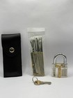 Lock Practice Set     15 Pcs Stainless Steel Tools With Transparent Trainin