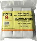 Hoppes Gun Cleaning 500 Patches Bulk 2 Inch Square Cotton 9mm  357  38  40  45