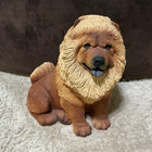 Chow Chow Dog Resin Coin Bank Decorative Collectible Figurine Statue Home Decor
