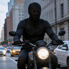 Distressed Balaclava Full Face Ski Mask Tactical Motorcycle Gothic Streetwear